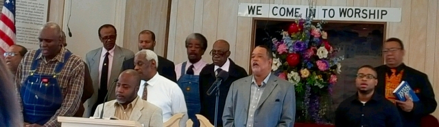 Male Chorus celebrating Black History month, February 2016