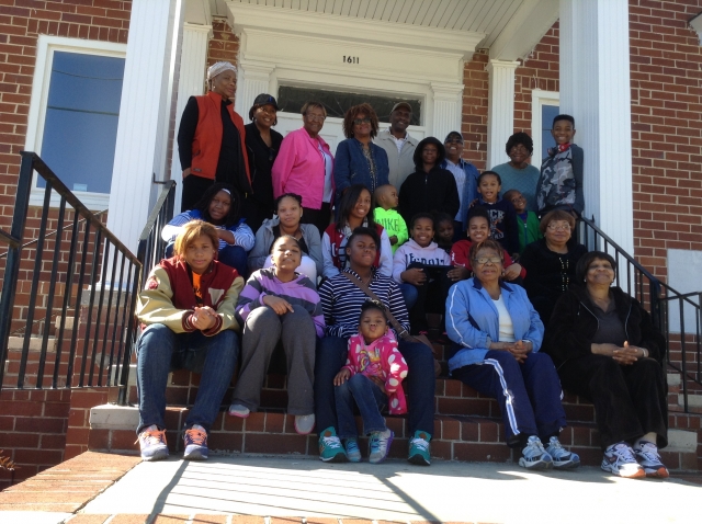 Shown are church members who participated in the MLK walk.