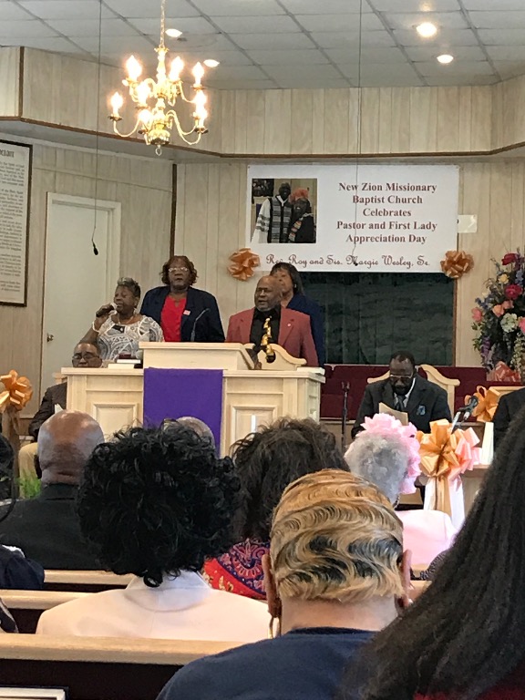 Guest choir from the Ebenezer Baptist Church (Milledgeville)